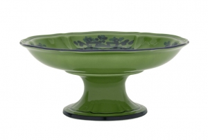 Ginori Oriente Italiano Malachite Fruit Stand